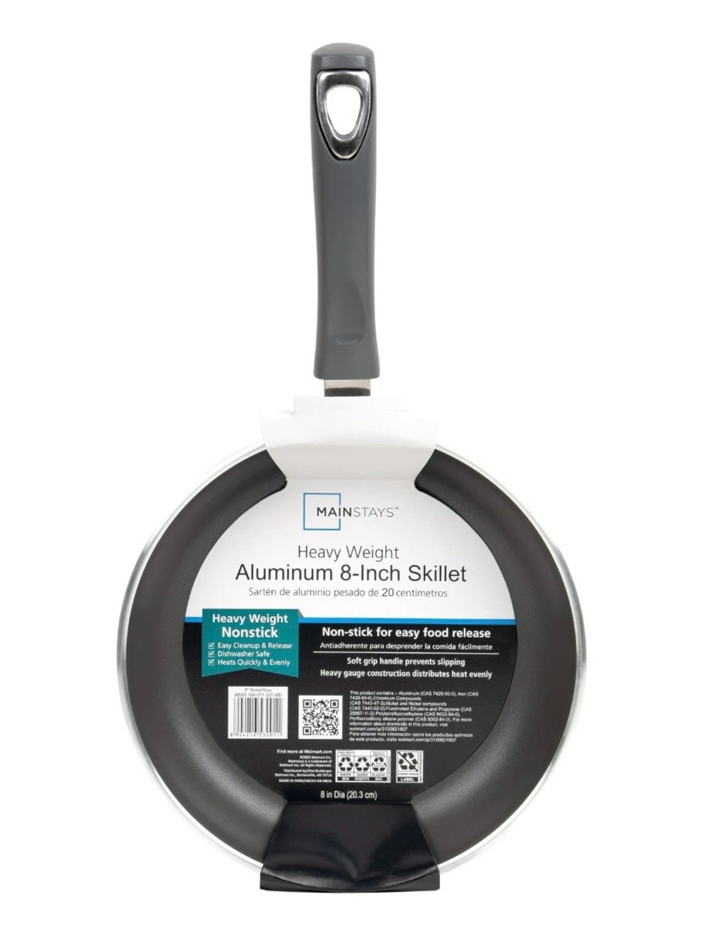 Mainstays Heavy Weight 8-Inch Nonstick Skillet